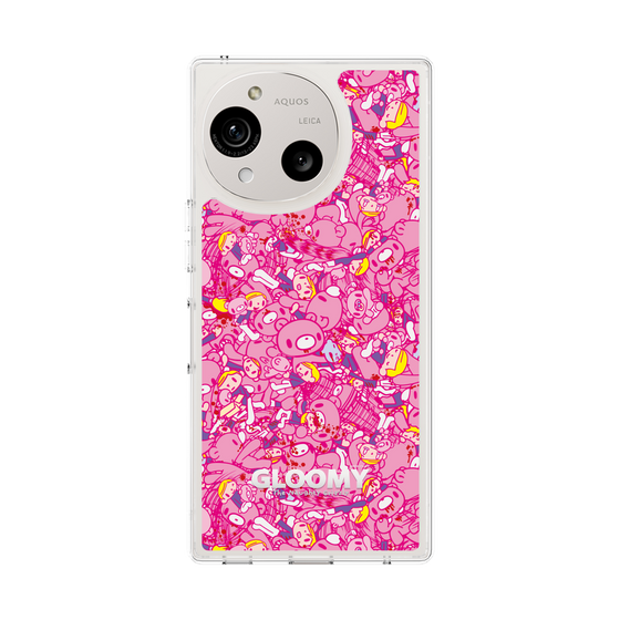 Slim Protection Case［ Gloomy - Pattern - Pink ］