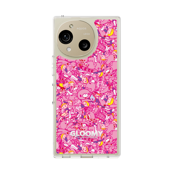 Slim Protection Case［ Gloomy - Pattern - Pink ］