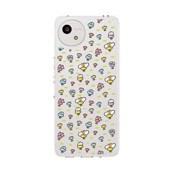 Slim Protection Case［ Mokmokchan - Flower - All-over Pattern ］