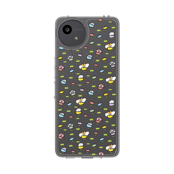 Slim Protection Case［ Mokmokchan - Flower - All-over Pattern ］