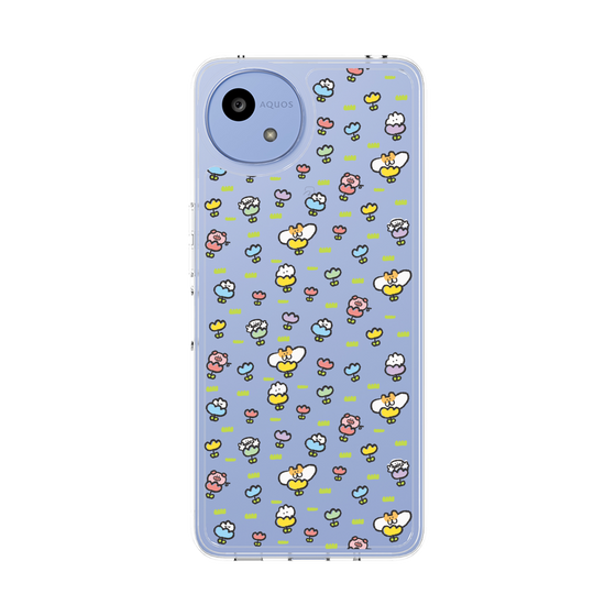 Slim Protection Case［ Mokmokchan - Flower - All-over Pattern ］