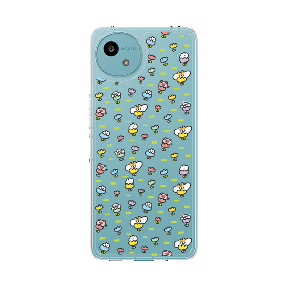 Slim Protection Case［ Mokmokchan - Flower - All-over Pattern ］