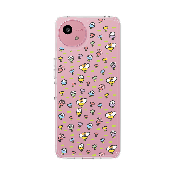 Slim Protection Case［ Mokmokchan - Flower - All-over Pattern ］