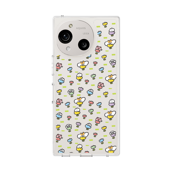 Slim Protection Case［ Mokmokchan - Flower - All-over Pattern ］