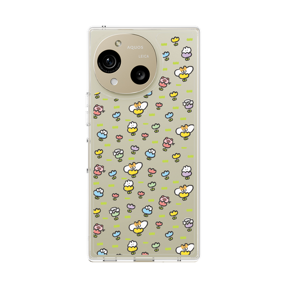 Slim Protection Case［ Mokmokchan - Flower - All-over Pattern ］