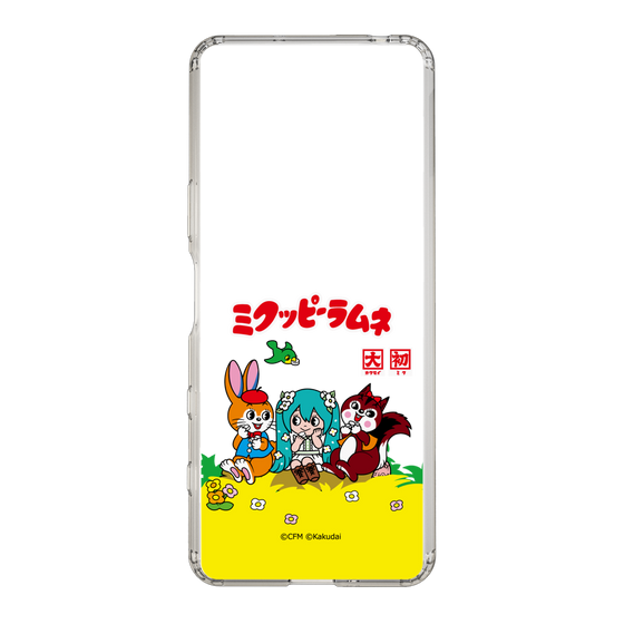 Slim Protection Case［ Hatsune Miku × Kuppy Ramune – Package – Clear ］