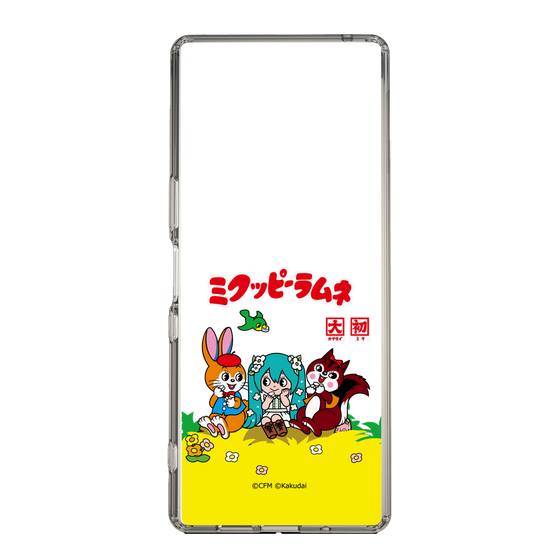 Slim Protection Case［ Hatsune Miku × Kuppy Ramune – Package – Clear ］