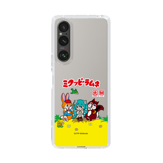 Slim Protection Case［ Hatsune Miku × Kuppy Ramune – Package – Clear ］