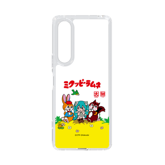 Slim Protection Case［ Hatsune Miku × Kuppy Ramune – Package – Clear ］