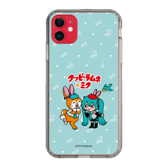 Slim Protection Case［ Hatsune Miku × Kuppy Ramune – Hatsune Miku × Kuppy – Chibi Illustration ］