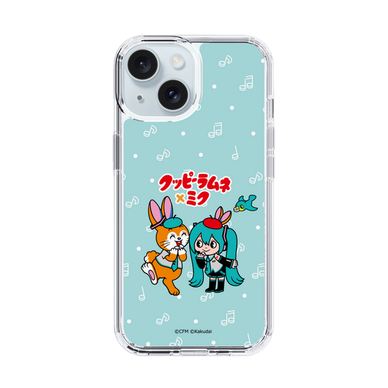 Slim Protection Case［ Hatsune Miku × Kuppy Ramune – Hatsune Miku × Kuppy – Chibi Illustration ］