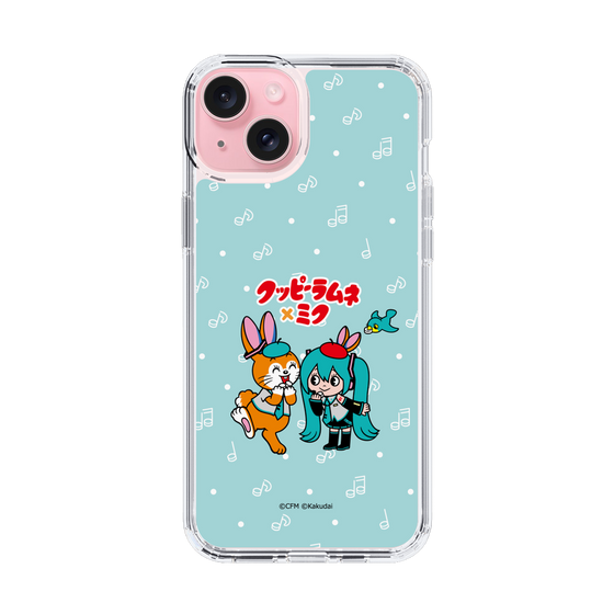 Slim Protection Case［ Hatsune Miku × Kuppy Ramune – Hatsune Miku × Kuppy – Chibi Illustration ］