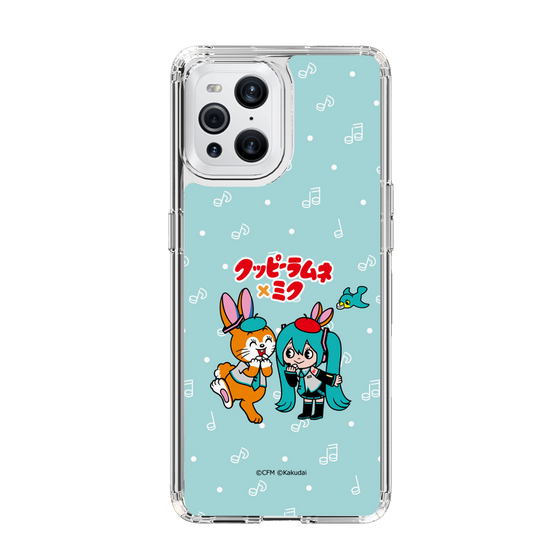Slim Protection Case［ Hatsune Miku × Kuppy Ramune – Hatsune Miku × Kuppy – Chibi Illustration ］