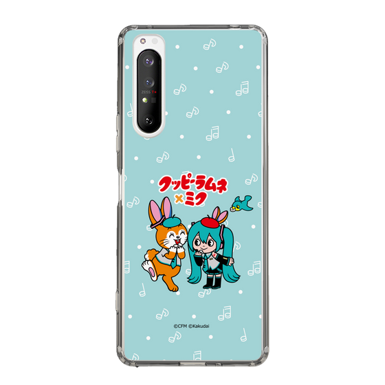 Slim Protection Case［ Hatsune Miku × Kuppy Ramune – Hatsune Miku × Kuppy – Chibi Illustration ］