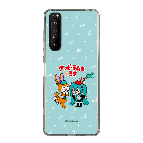 Slim Protection Case［ Hatsune Miku × Kuppy Ramune – Hatsune Miku × Kuppy – Chibi Illustration ］