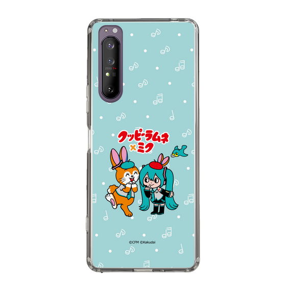 Slim Protection Case［ Hatsune Miku × Kuppy Ramune – Hatsune Miku × Kuppy – Chibi Illustration ］