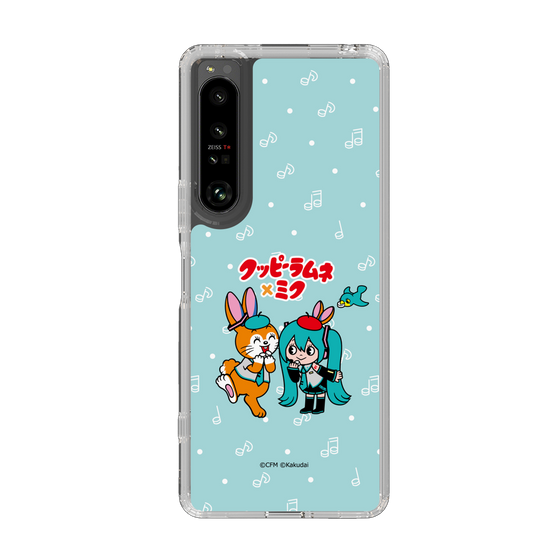 Slim Protection Case［ Hatsune Miku × Kuppy Ramune – Hatsune Miku × Kuppy – Chibi Illustration ］