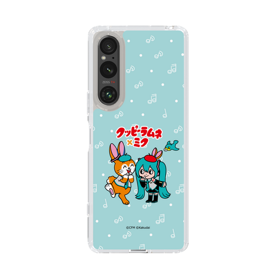 Slim Protection Case［ Hatsune Miku × Kuppy Ramune – Hatsune Miku × Kuppy – Chibi Illustration ］