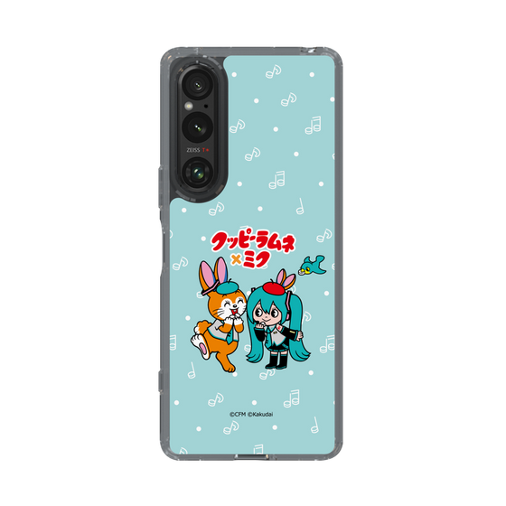 Slim Protection Case［ Hatsune Miku × Kuppy Ramune – Hatsune Miku × Kuppy – Chibi Illustration ］
