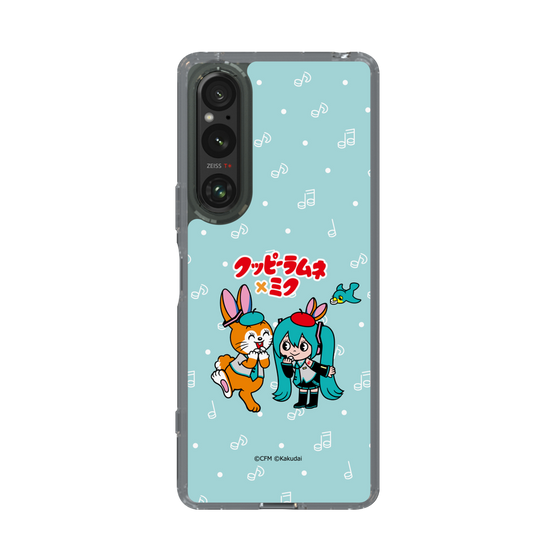 Slim Protection Case［ Hatsune Miku × Kuppy Ramune – Hatsune Miku × Kuppy – Chibi Illustration ］