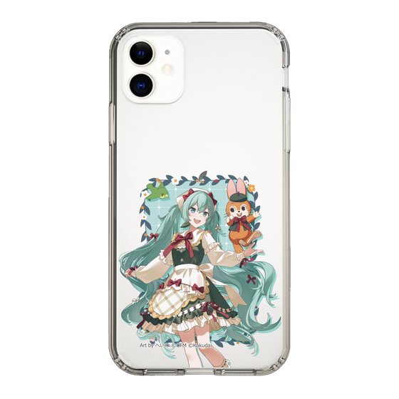 Slim Protection Case［ Hatsune Miku × Kuppy Ramune – Hatsune Miku × Kuppy – Full-body Illustration 1 ］