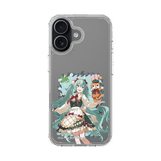 Slim Protection Case［ Hatsune Miku × Kuppy Ramune - Hatsune Miku × Kuppy - Full-body Illustration 1 ］