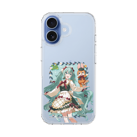 Slim Protection Case［ Hatsune Miku × Kuppy Ramune - Hatsune Miku × Kuppy - Full-body Illustration 1 ］