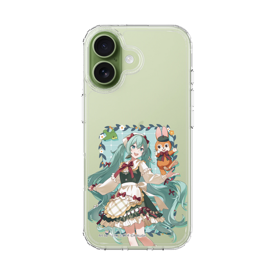Slim Protection Case［ Hatsune Miku × Kuppy Ramune - Hatsune Miku × Kuppy - Full-body Illustration 1 ］