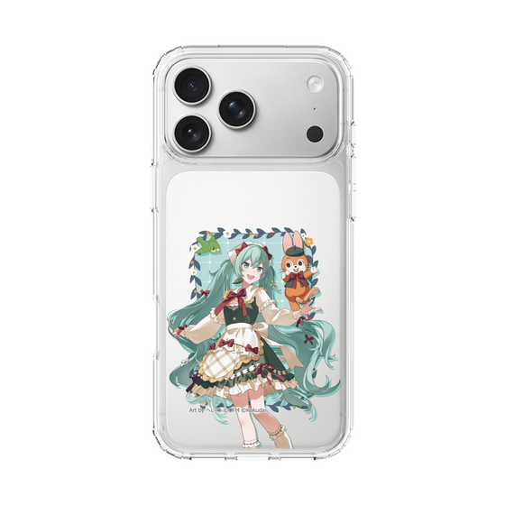 Slim Protection Case［ Hatsune Miku × Kuppy Ramune - Hatsune Miku × Kuppy - Full-body Illustration 1 ］