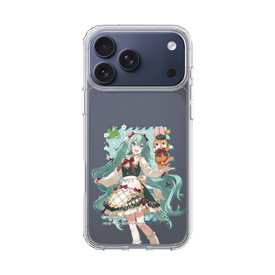 Slim Protection Case［ Hatsune Miku × Kuppy Ramune - Hatsune Miku × Kuppy - Full-body Illustration 1 ］
