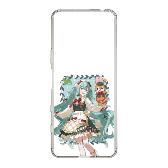 Slim Protection Case［ Hatsune Miku × Kuppy Ramune – Hatsune Miku × Kuppy – Full-body Illustration 1 ］