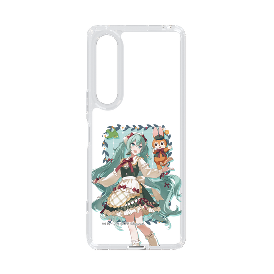 Slim Protection Case［ Hatsune Miku × Kuppy Ramune – Hatsune Miku × Kuppy – Full-body Illustration 1 ］