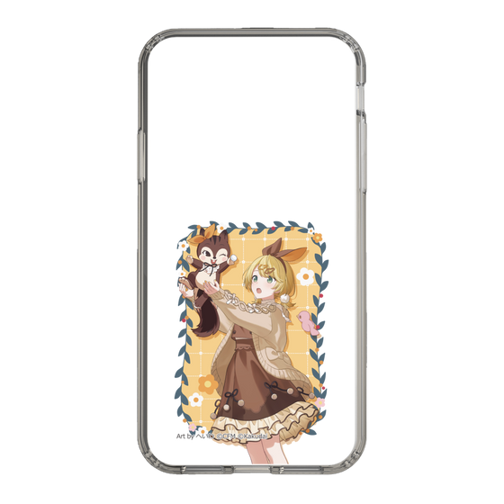 Slim Protection Case［ Hatsune Miku × Kuppy Ramune – Kagamine Rin × Ram – Full-body Illustration 1 ］