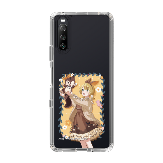 Slim Protection Case［ Hatsune Miku × Kuppy Ramune – Kagamine Rin × Ram – Full-body Illustration 1 ］