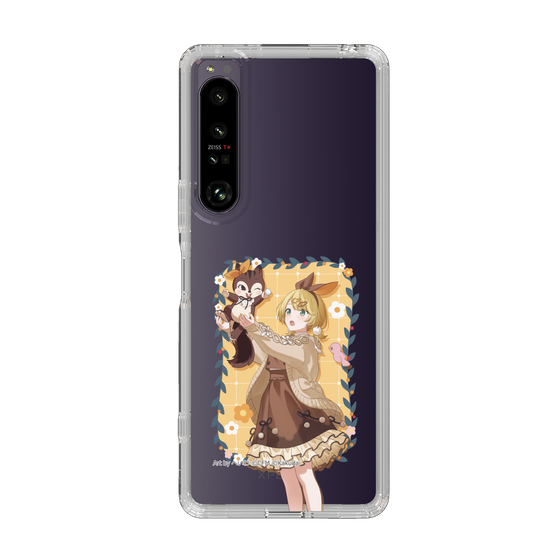 Slim Protection Case［ Hatsune Miku × Kuppy Ramune – Kagamine Rin × Ram – Full-body Illustration 1 ］