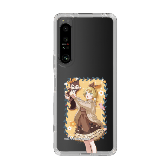 Slim Protection Case［ Hatsune Miku × Kuppy Ramune – Kagamine Rin × Ram – Full-body Illustration 1 ］