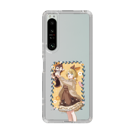 Slim Protection Case［ Hatsune Miku × Kuppy Ramune – Kagamine Rin × Ram – Full-body Illustration 1 ］