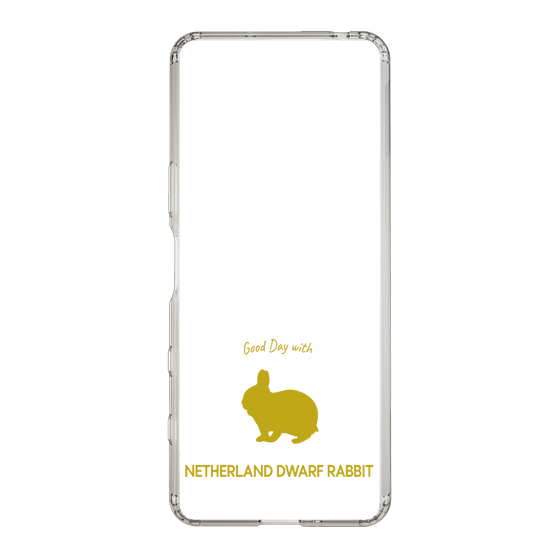 Slim Protection Case［ &UCHINOCO - Rabbit - Netherland Dwarf ］