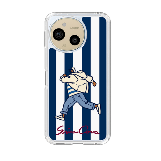Slim Protection Case［ SINA COVA - Stripe ］