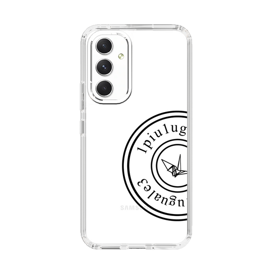 Slim Protection Case for Samsung Galaxy A54 5G［ 1PIU1UGUALE3 - crane - Black ］