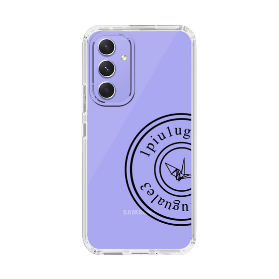 Slim Protection Case for Samsung Galaxy A54 5G［ 1PIU1UGUALE3 - crane - Black ］