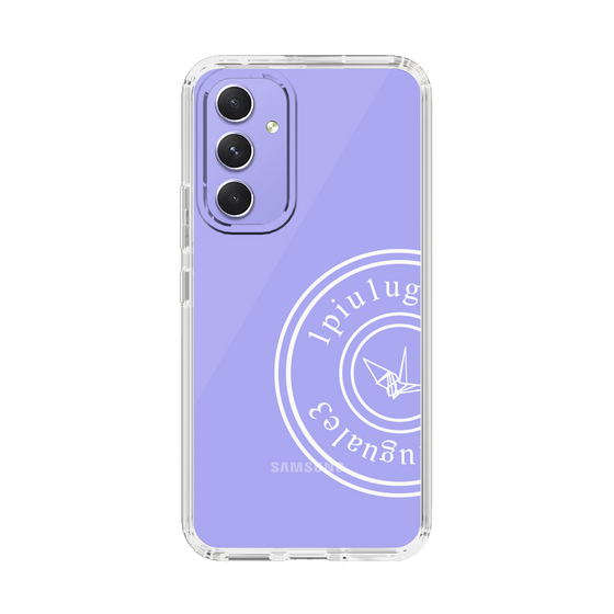 Slim Protection Case for Samsung Galaxy A54 5G［ 1PIU1UGUALE3 - crane - White ］