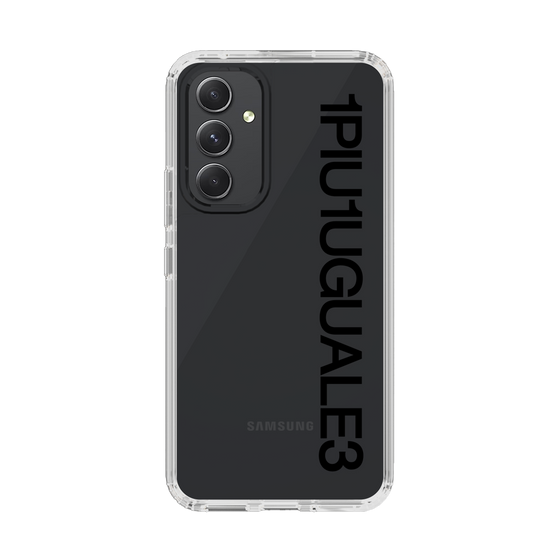 Slim Protection Case for Samsung Galaxy A54 5G［ 1PIU1UGUALE3 - Logo - Black ］