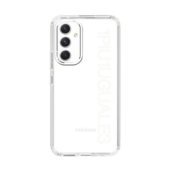 Slim Protection Case for Samsung Galaxy A54 5G［ 1PIU1UGUALE3 - Logo - White ］
