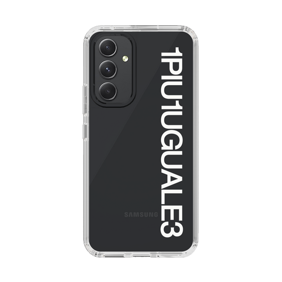 Slim Protection Case for Samsung Galaxy A54 5G［ 1PIU1UGUALE3 - Logo - White ］
