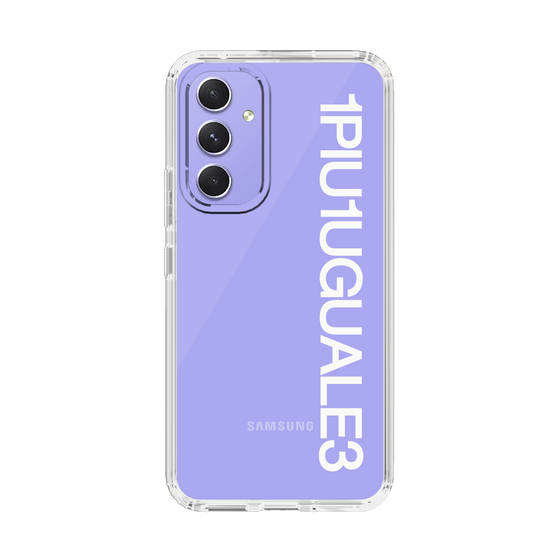 Slim Protection Case for Samsung Galaxy A54 5G［ 1PIU1UGUALE3 - Logo - White ］