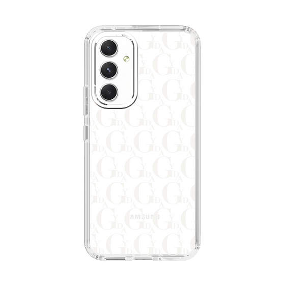 Slim Protection Case［ GYDA - Monogram - White ］