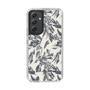Slim Protection Case［ LAGUNAMOON - BotanicalJacquard - White×Black ］