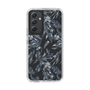 Slim Protection Case［ LAGUNAMOON - BotanicalJacquard - Clear×Black ］