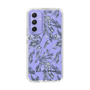 Slim Protection Case［ LAGUNAMOON - BotanicalJacquard - Clear×Black ］